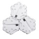 3PCS DIY White Hexagonal Lamp Quantum Modular Touch Sensitive Wall LED Night Light