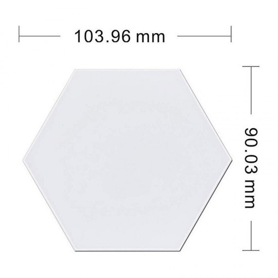 3PCS DIY White Hexagonal Lamp Quantum Modular Touch Sensitive Wall LED Night Light 3PCS DIY White Hexagonal Lamp Quantum Modular Touch Sensitive Wall LED Night Light