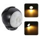 3W 5 LED 360° Auto Motion Sensor Night Light Wireless Battery PIR Cabinet Lamp