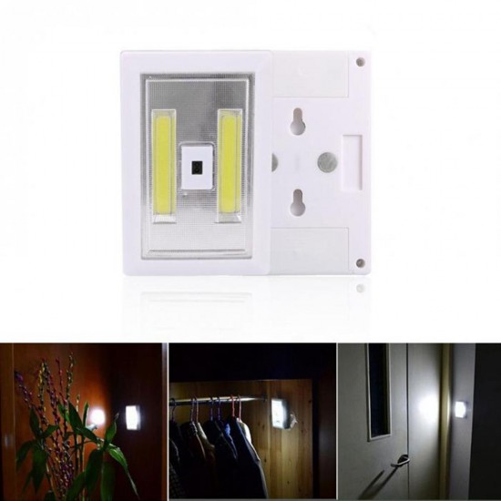 3W COB LED Hand Wave Sensor Night Light Battery Power Magnet Emergency Lamp For Wall Bedroom Cabinet 3W COB LED Hand Wave Sensor Night Light Battery Power Magnet Emergency Lamp For Wall Bedroom Cabinet