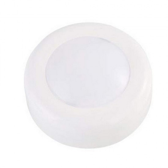 3pcs / 6pcs Colorful Remote Control Pat Night Light for Wardrobe Kitchen Bedroom Cabinet Round Shape