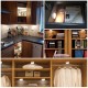 3pcs Wireless LED Night Light Bedroom Hallway Cabinet Stair Lamp Remote Control