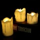 3pcs/Set Flameless LED Candle Electric Candle Night Light Remote Control for Wedding Party 3pcs/Set Flameless LED Candle Electric Candle Night Light Remote Control for Wedding Party