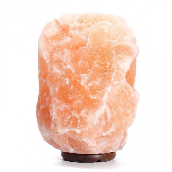 40 X 20CM Natural Himalayan Ionic Air Purifier Crystal Salt Lamp Table Night Light