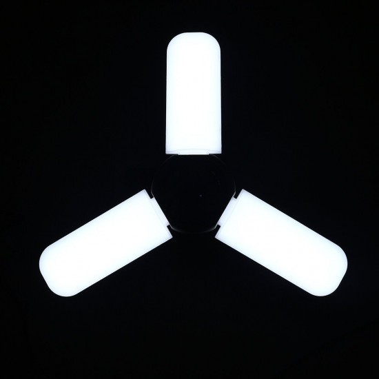 40W E27 Mosquito Killer Lamp Deformable LED Garage Light Bulb Three-Leaf Foldable Ceiling Lighting 40W E27 Mosquito Killer Lamp Deformable LED Garage Light Bulb Three-Leaf Foldable Ceiling Lighting