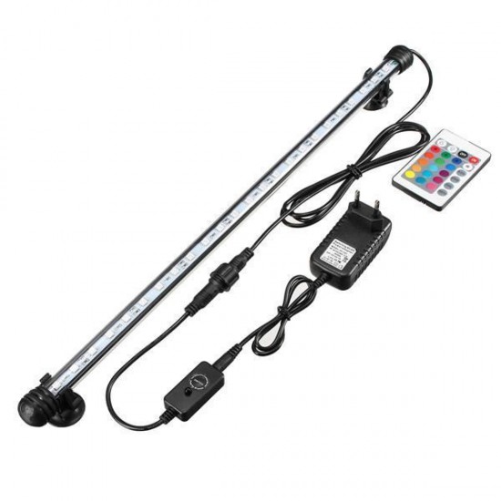 4.5W 60CM Submersible Remote Control/Button 60CM 30 LED RGB Night Lamp for Aquarium Fish Tank Pond 4.5W 60CM Submersible Remote Control/Button 60CM 30 LED RGB Night Lamp for Aquarium Fish Tank Pond