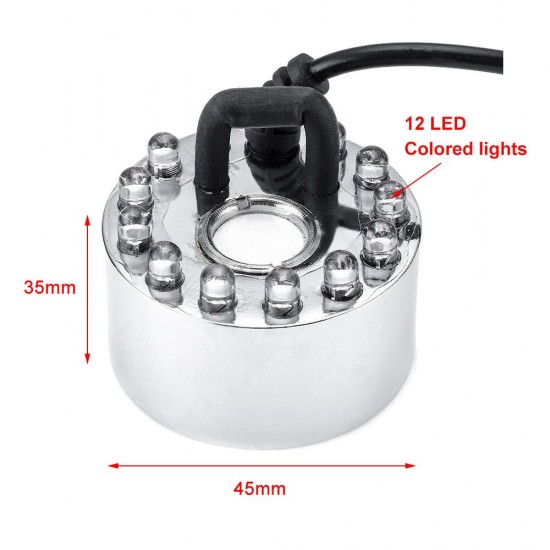 45mm Ultrasonic Humidifier Mist Maker Fogger Water Fountain Pond Atomizer Head 45mm Ultrasonic Humidifier Mist Maker Fogger Water Fountain Pond Atomizer Head