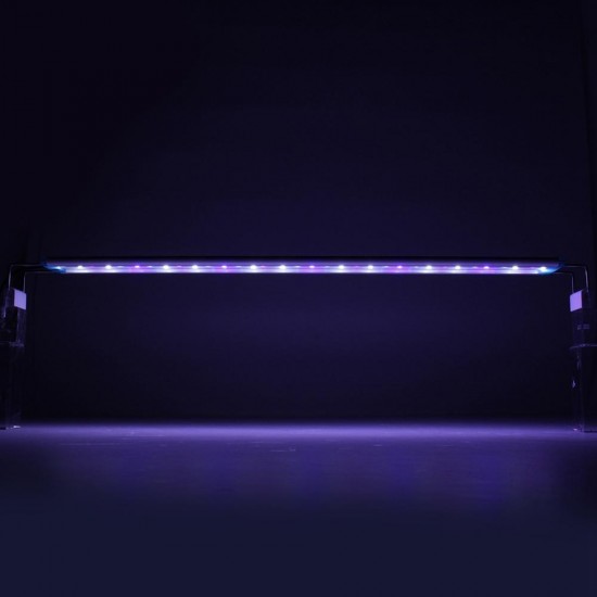 48.5CM Aluminum Adjustable LED Aquarium Light Fish Tank Panel Lamp Blue+White AC220V 48.5CM Aluminum Adjustable LED Aquarium Light Fish Tank Panel Lamp Blue+White AC220V