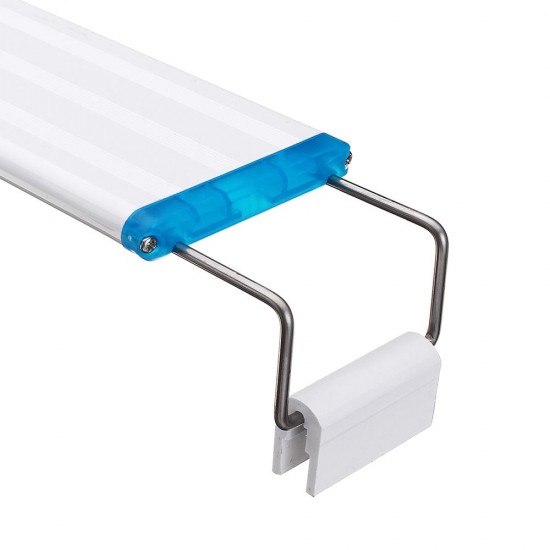 48.5CM Aluminum Adjustable LED Aquarium Light Fish Tank Panel Lamp Blue+White AC220V 48.5CM Aluminum Adjustable LED Aquarium Light Fish Tank Panel Lamp Blue+White AC220V