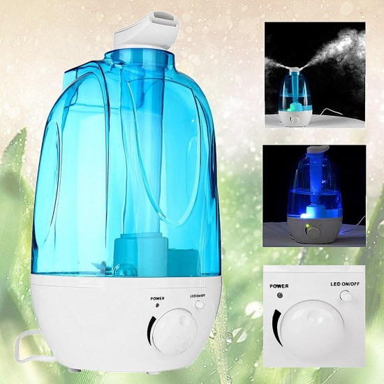 4L Potable LED Ultrasonic Humidifier Atomiser Air Purifier Home/Office 20m² Room 4L Potable LED Ultrasonic Humidifier Atomiser Air Purifier Home/Office 20m² Room