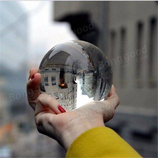 50/100/120/150mm K9 Crystal Photography Lens Ball Photo Prop Background Decor Christmas Gifts