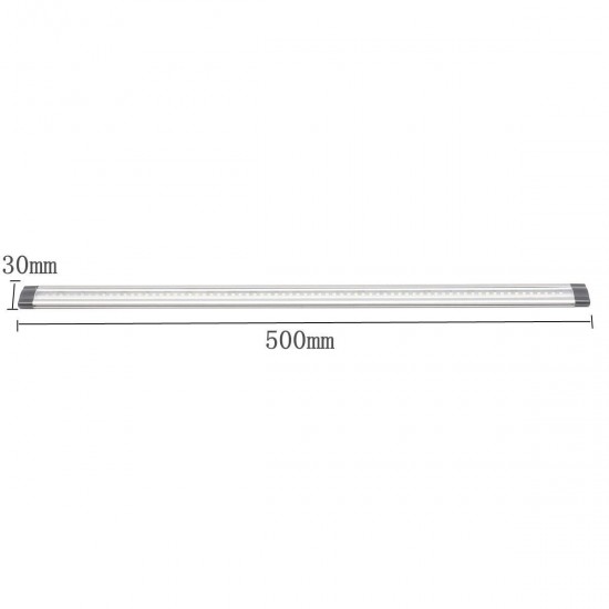 50CM 12V LED Link Light Bar Kit Home Kitchen Cabinet Lamp Cupboard Shelf Strip Lamp