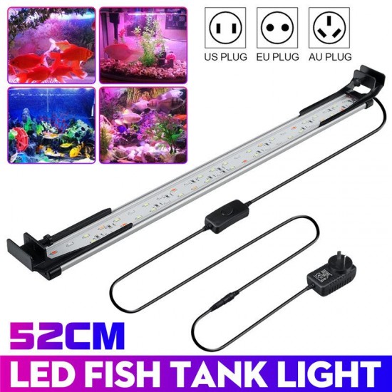 52CM 48LED Aquarium Fish Tank Light High-bright Double Drainage Water Grass Lamp 52CM 48LED Aquarium Fish Tank Light High-bright Double Drainage Water Grass Lamp