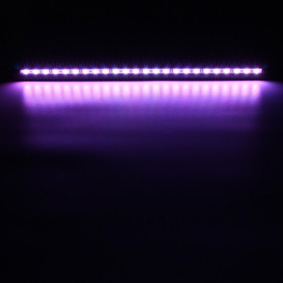 55CM RGB SMD5050 Rigid LED Strip Light Air Bubble Aquarium Fish Tank Lamp + Remote Control AC220V