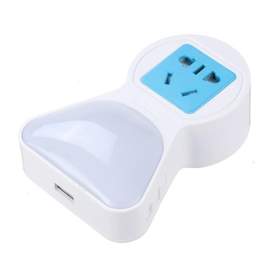 5A 9 LED Plug Socket Lamp Plug-in Wall Hallway Night Light USB Charging US/EU Plug 5A 9 LED Plug Socket Lamp Plug-in Wall Hallway Night Light USB Charging US/EU Plug