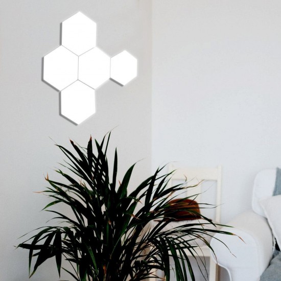 5PCS DIY LED Quantum Touch Sensor Modular Smart Wall Night Light Hexagonal Mood Lamp AC110-240V 5PCS DIY LED Quantum Touch Sensor Modular Smart Wall Night Light Hexagonal Mood Lamp AC110-240V