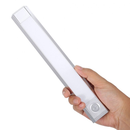 5V USB LED Rechargeable Bedside Lamp Wardrobe Cabinet Light Motion Sensor Lamp