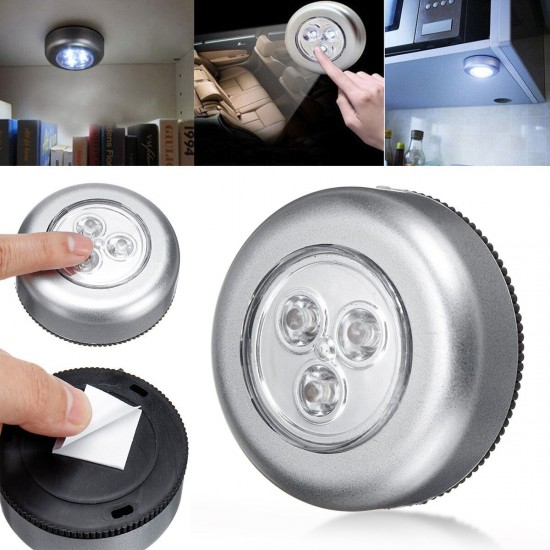 5pcs Wireless LED Night Light Stick Closet Cabinet Kitchen Lamp Battery Powered