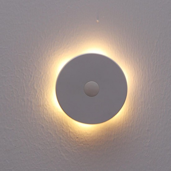 6 LED USB Rechargeable PIR Motion Sensor Light Control LED Night Lamp Wall Light for Cabinet Bedside