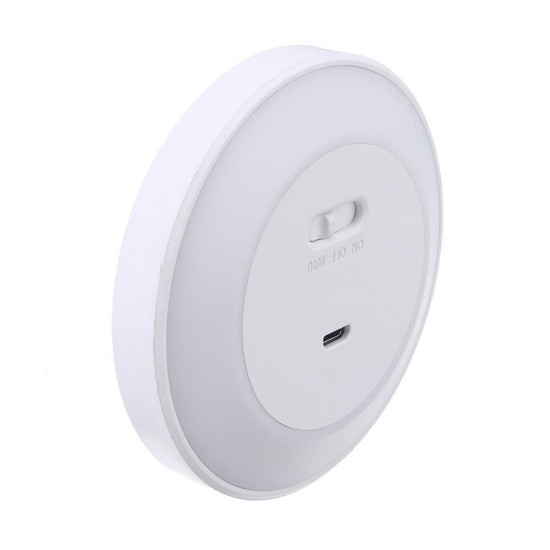 6 LED USB Rechargeable PIR Motion Sensor Light Control LED Night Lamp Wall Light for Cabinet Bedside