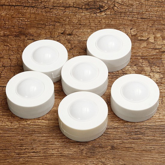 6PCS Battery Powered LED Under Cabinet Kitchen Counter Night Light + 2 Wireless Remote Control 6PCS Battery Powered LED Under Cabinet Kitchen Counter Night Light + 2 Wireless Remote Control