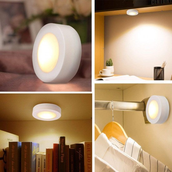 6PCS Battery Powered LED Under Cabinet Kitchen Counter Night Light + 2 Wireless Remote Control 6PCS Battery Powered LED Under Cabinet Kitchen Counter Night Light + 2 Wireless Remote Control