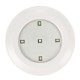 6PCS LED Wireless Cabinet Light Kitchen Counter Under Touch Closets Lighting Puck Lamp with Remote Control