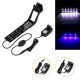 6W 23cm Blue & White LED Adjustable Aquarium Fish Tank Lamp Super Slim Clip On Light