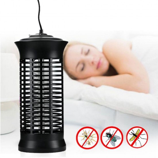 6W LED Electric Noiseless UV Lamp Mosquito Killer Flying Bug Repellent Night Light AC220V