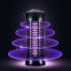 6W LED Electric Noiseless UV Lamp Mosquito Killer Flying Bug Repellent Night Light AC220V