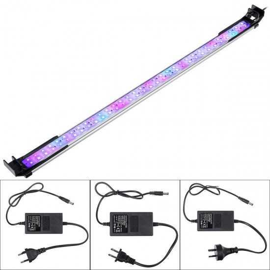 72CM 66LED Aquarium Fish Tank Light High-bright Double Drainage Water Grass