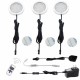 8PCS LED Cabinet Light White Dimmable Kitchen Counter Under Puck RF Wireless Remote Control + Power Supply 8PCS LED Cabinet Light White Dimmable Kitchen Counter Under Puck RF Wireless Remote Control + Power Supply