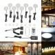 8PCS LED Cabinet Light White Dimmable Kitchen Counter Under Puck RF Wireless Remote Control + Power Supply 8PCS LED Cabinet Light White Dimmable Kitchen Counter Under Puck RF Wireless Remote Control + Power Supply