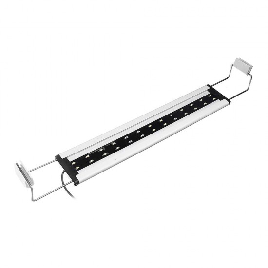 8W 26 LED Aquarium Fish Tank Light Panel Blue+White Lamp Adjustable Aluminum 8W 26 LED Aquarium Fish Tank Light Panel Blue+White Lamp Adjustable Aluminum