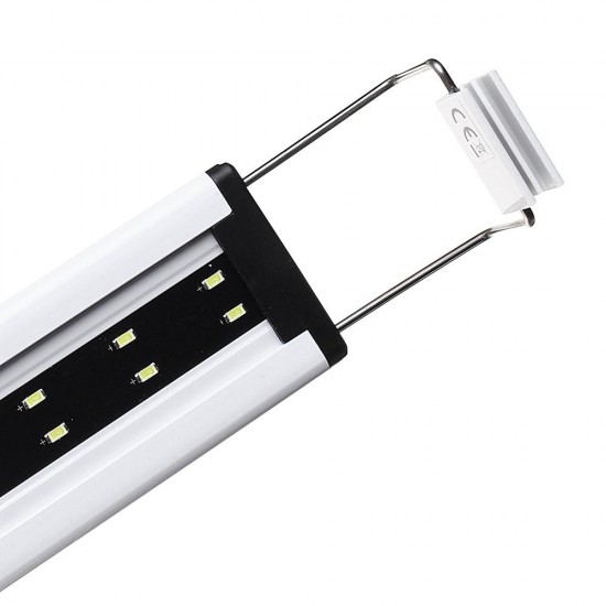 8W 26 LED Aquarium Fish Tank Light Panel Blue+White Lamp Adjustable Aluminum 8W 26 LED Aquarium Fish Tank Light Panel Blue+White Lamp Adjustable Aluminum