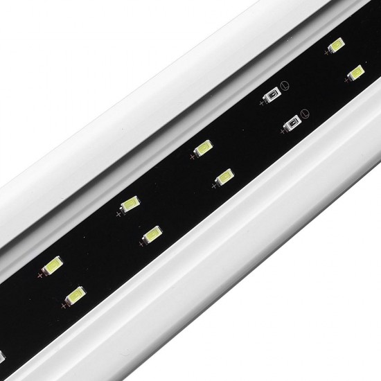 8W 26 LED Aquarium Fish Tank Light Panel Blue+White Lamp Adjustable Aluminum 8W 26 LED Aquarium Fish Tank Light Panel Blue+White Lamp Adjustable Aluminum