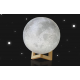 8cm Touch Sensor 3D Moon Table Lamp USB Color Changing LED Luna Night Light Kids Gift