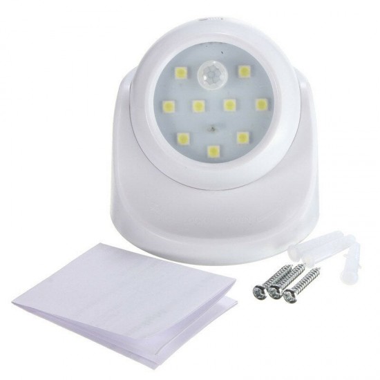 9LED Black/White Rotation Battery Powered Motion Activated Cordless Sensor Night Light 9LED Black/White Rotation Battery Powered Motion Activated Cordless Sensor Night Light