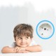 AC220V 2200W Smart EU Plug Wifi Wall Socket with LED Night Light APP Voice Remote Control Timer Supports Alexa /Google Assistant AC220V 2200W Smart EU Plug Wifi Wall Socket with LED Night Light APP Voice Remote Control Timer Supports Alexa /Google Assistant