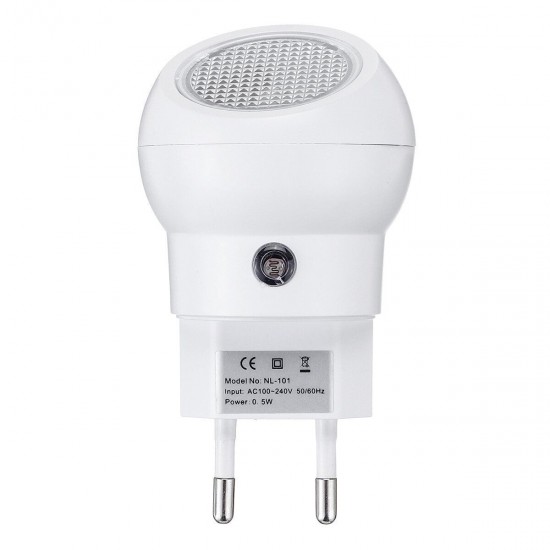 AC220V Automatic LED Night Light Energy Saving Dusk to Dawn Sensor Rotating Lamp EU Plug