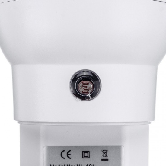 AC220V Automatic LED Night Light Energy Saving Dusk to Dawn Sensor Rotating Lamp EU Plug