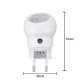 AC220V Automatic LED Night Light Energy Saving Dusk to Dawn Sensor Rotating Lamp EU Plug