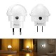 360 Degree Rotation Smart Light Sensor LED Plug-in Wall Night Lamp for Bedroom