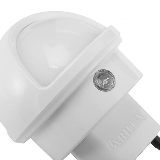 360 Degree Rotation Smart Light Sensor LED Plug-in Wall Night Lamp for Bedroom