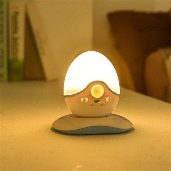 PIR Motion Sensor Light Control Rechargeable Magnet Base LED Night Light for Cabinet Bedroom