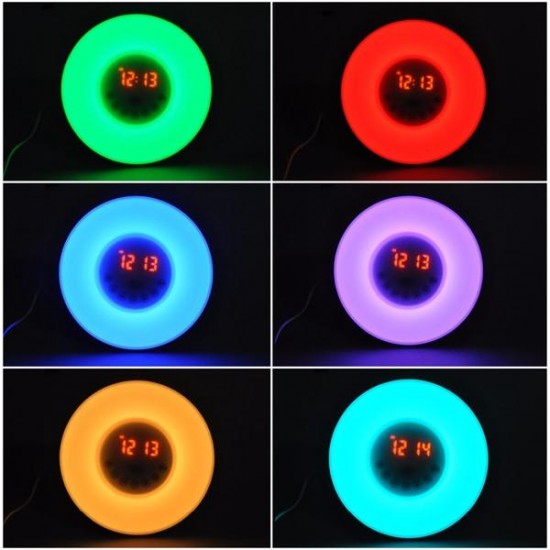 Touch Wake Up Light Sunrise Simulation with Alarm Clock & FM Radio Colorful Atmosphere Lamp Touch Wake Up Light Sunrise Simulation with Alarm Clock & FM Radio Colorful Atmosphere Lamp