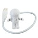 Adjustable Astronaut USB Tube LED Night Light Lamp For Macbook Air Pro Laptop PC