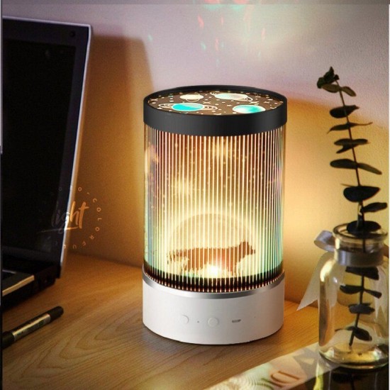 Animation LED Night Light with Remote Control Romantic Universe Starry Sky Projection Light USB Charging Portable Night Light Christmas Decoration Animation LED Night Light with Remote Control Romantic Universe Starry Sky Projection Light USB Charging Portable Night Light Christmas Decoration