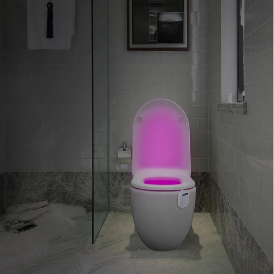 Anion Smart PIR Motion Sensor Toilet LED Night Lamp Air Clean Colorful Battery Power Bathroom Light Anion Smart PIR Motion Sensor Toilet LED Night Lamp Air Clean Colorful Battery Power Bathroom Light