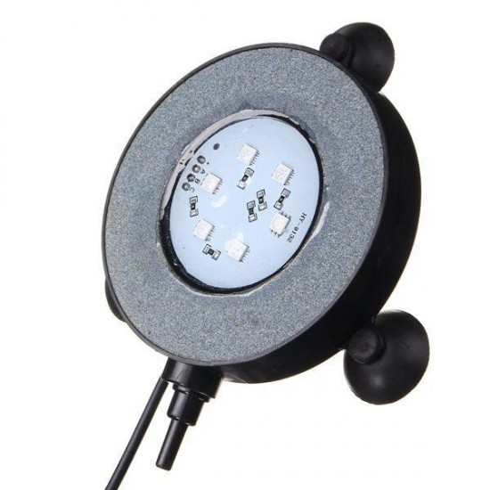 Aquarium Fish Tank RGB 6 LED Bubble Light Underwater Remote Controller Aquarium Fish Tank RGB 6 LED Bubble Light Underwater Remote Controller